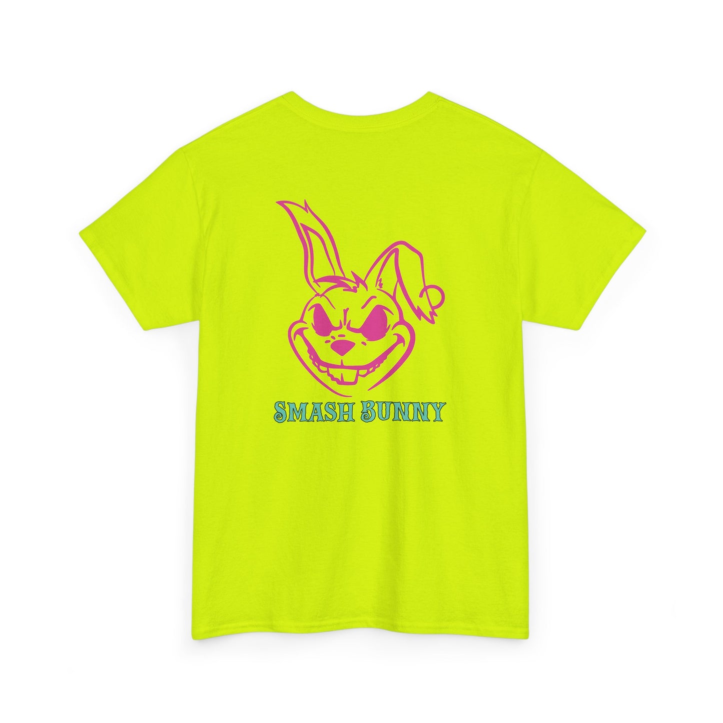 Smash Bunny, Rad Moto Bunny, Heavy Cotton T-Shirt