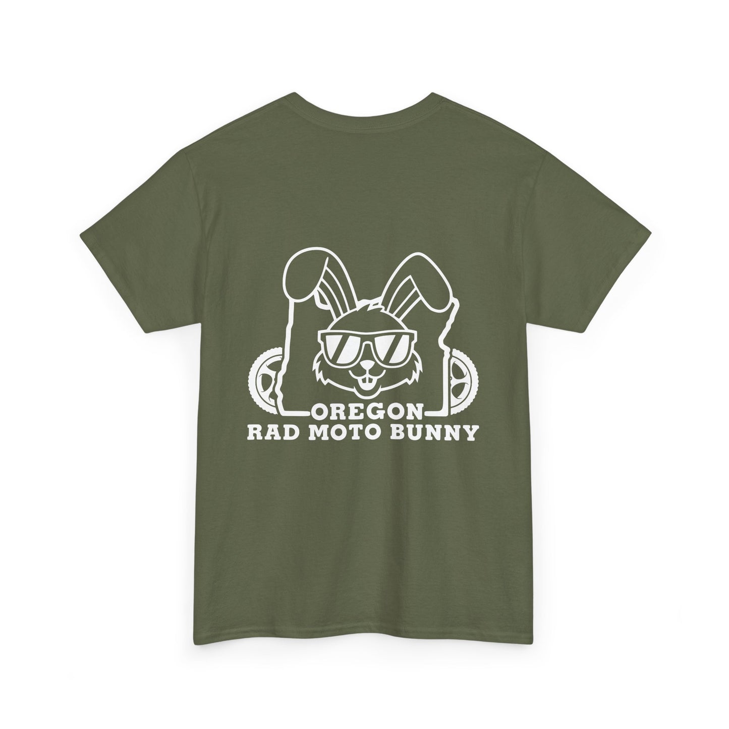 Oregon Rad Moto Bunny, Rad Moto Bunny, Heavy Cotton T-Shirt