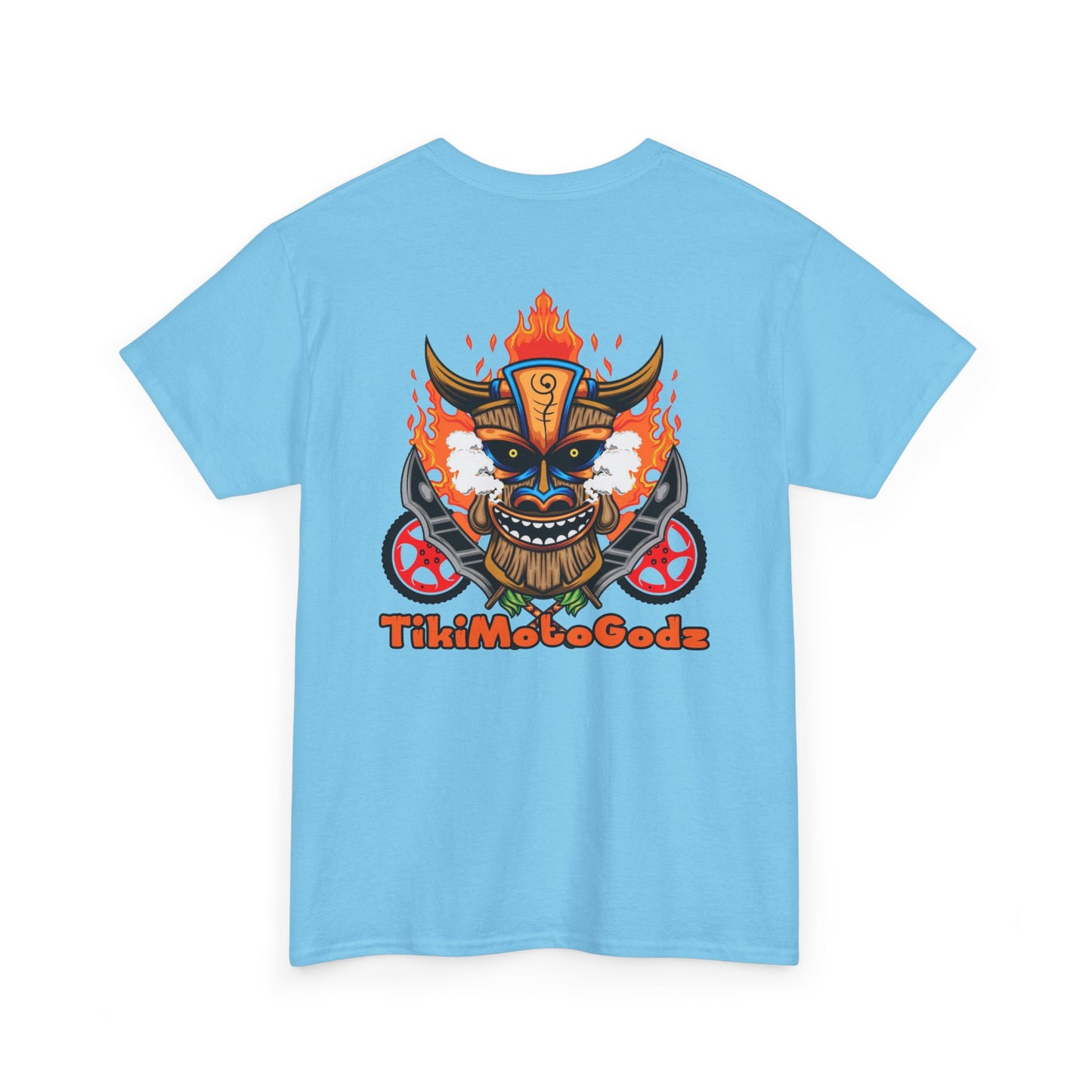 Tiki Moto Godz. Heavy Cotton T-Shirt