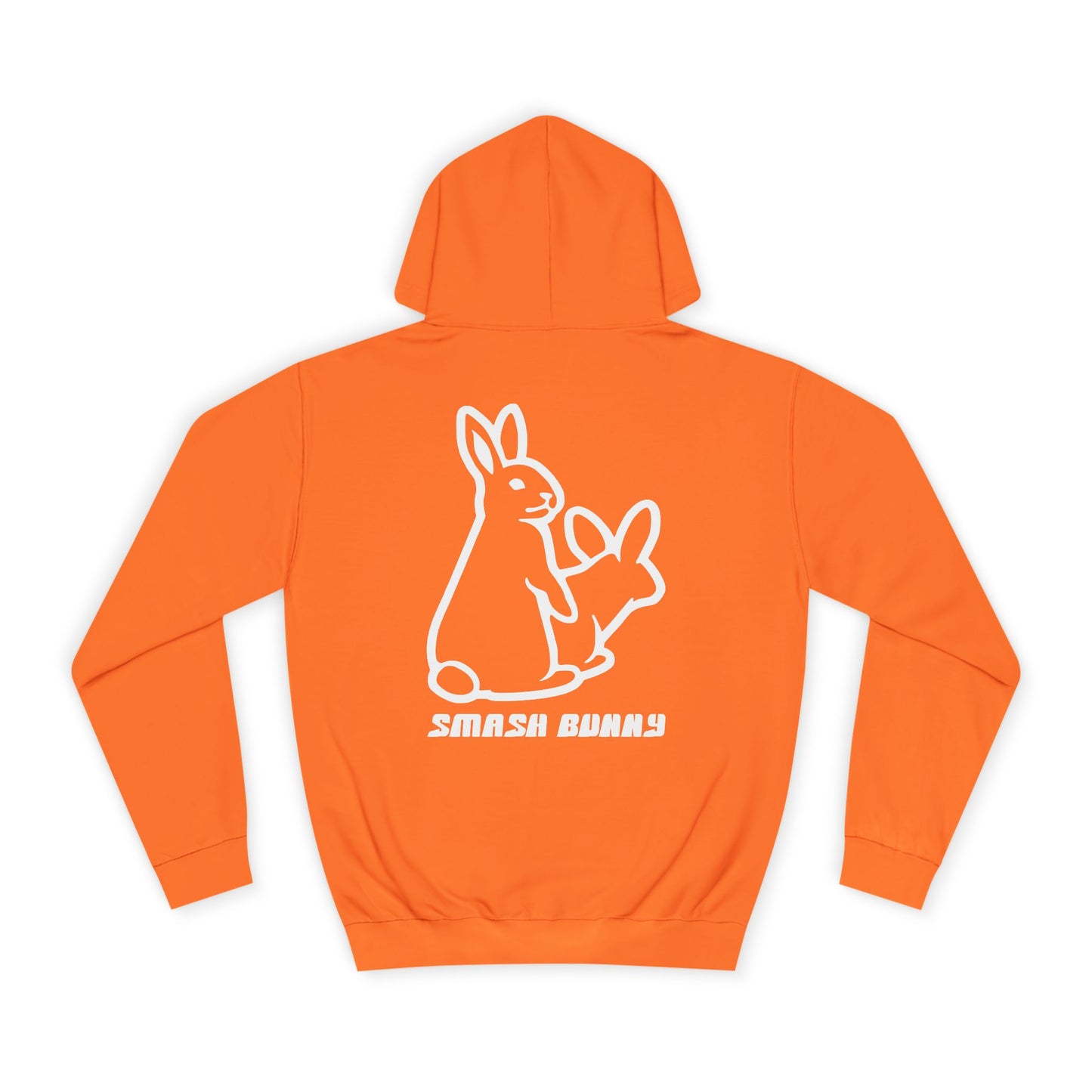 Smash Bunny, Rad Moto Bunny, Unisex Hoodie - Biker Style Sweatshirt for Motorcycle Enthusiasts