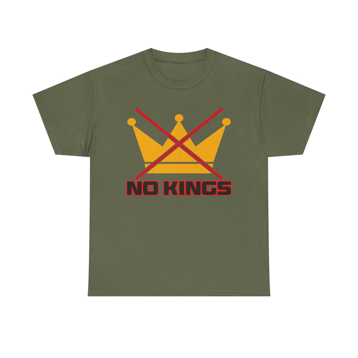 No Kings Unisex Tee - Graphic Printed T-Shirt