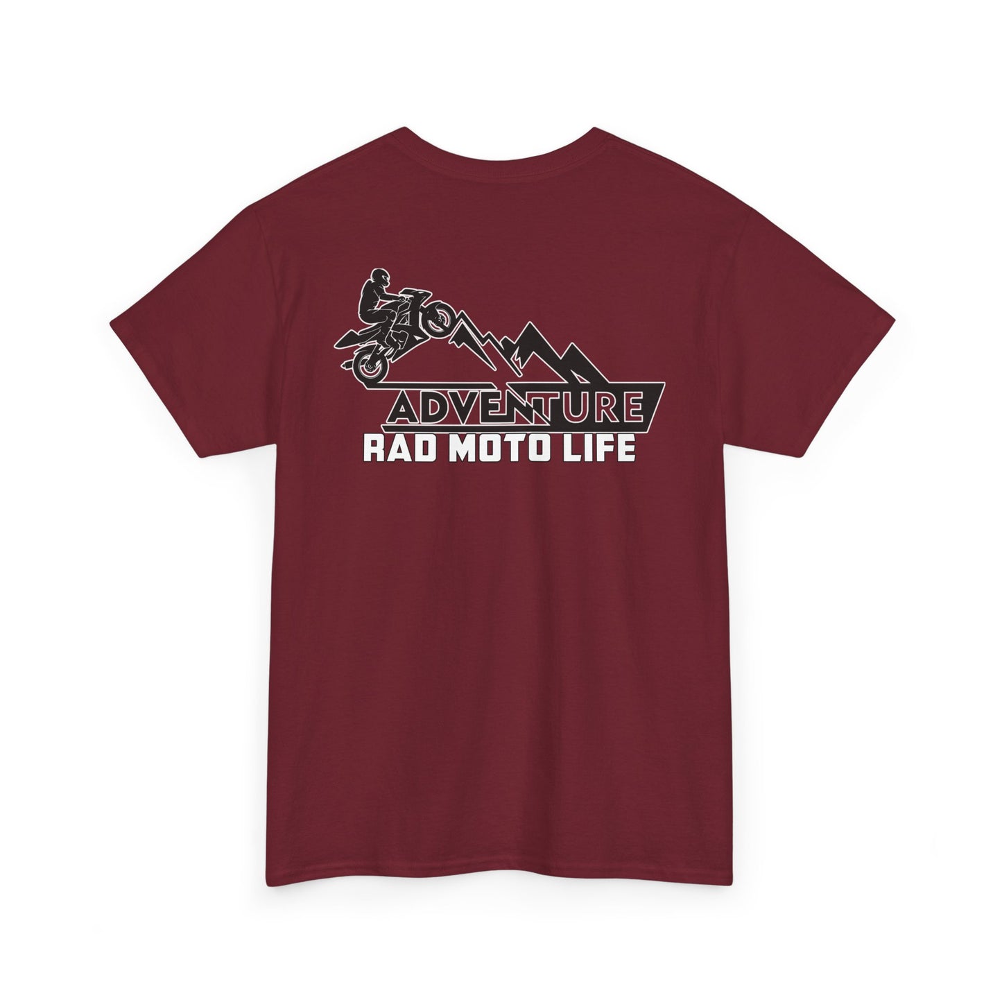 Adventure, Rad Moto Life, Heavy Cotton T-Shirt