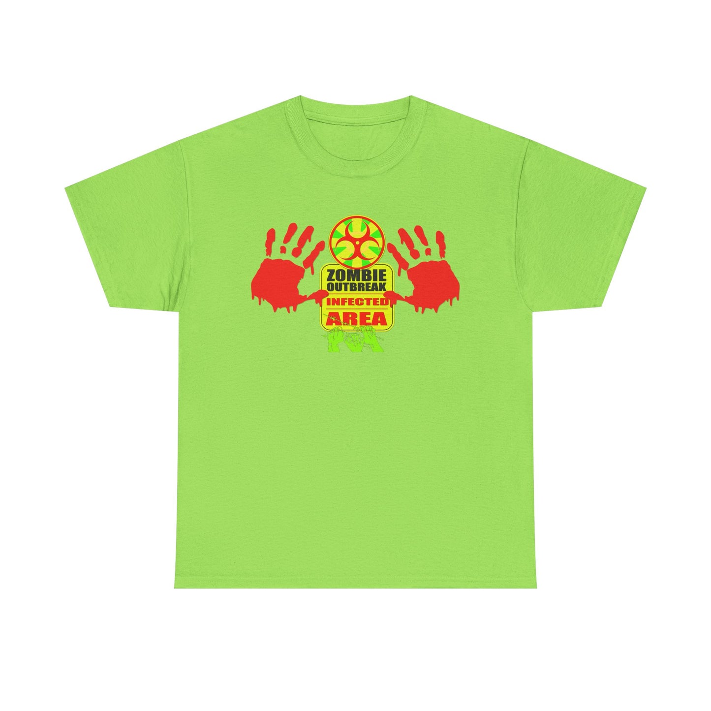 Zombie Outbreak. Heavy Cotton T-Shirt