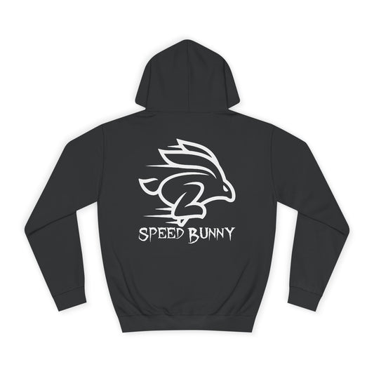 Speed Bunny, Rad Moto Bunny, Unisex Hoodie - Biker Style Sweatshirt for Motorcycle Enthusiasts