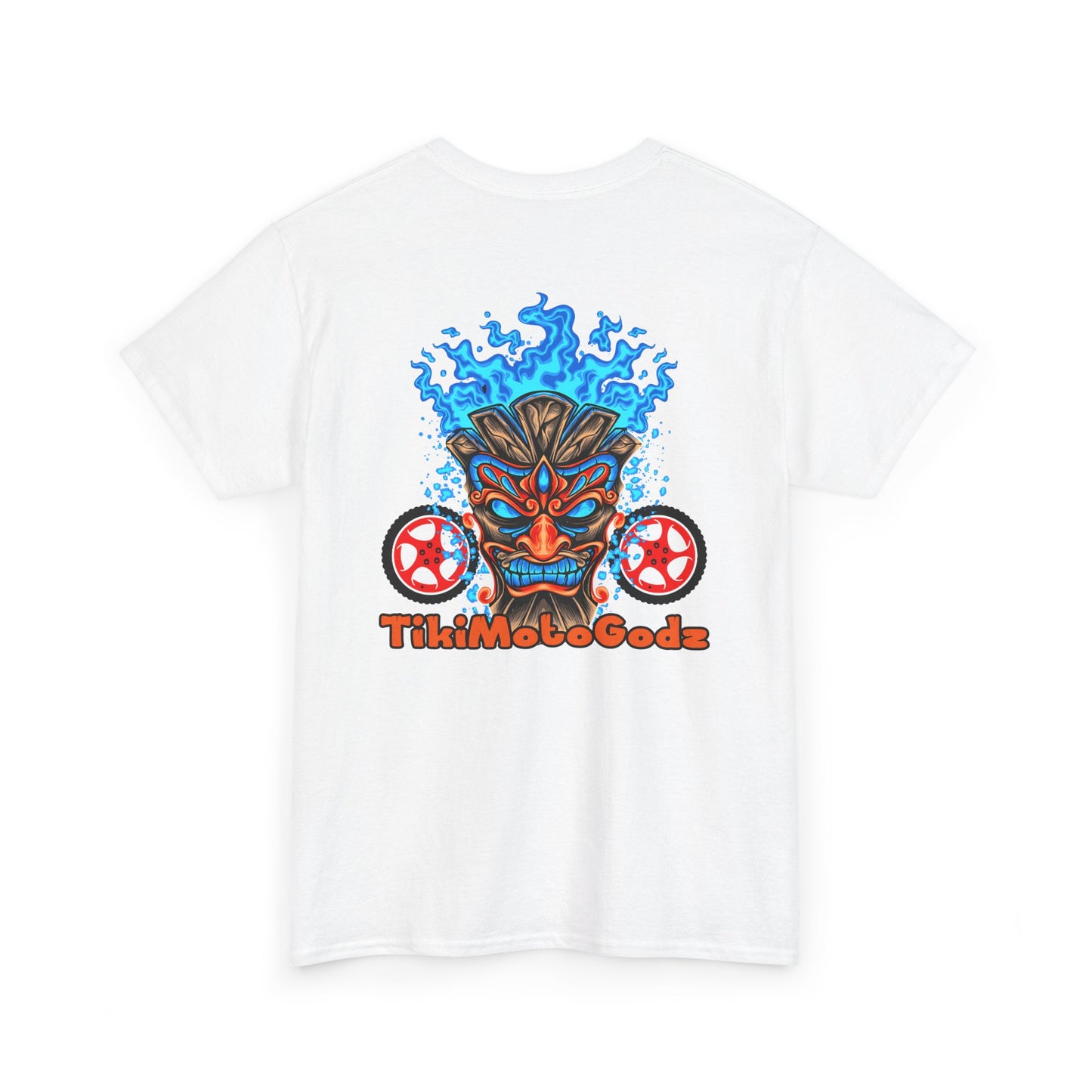 Tiki Moto Godz. Heavy Cotton T-Shirt