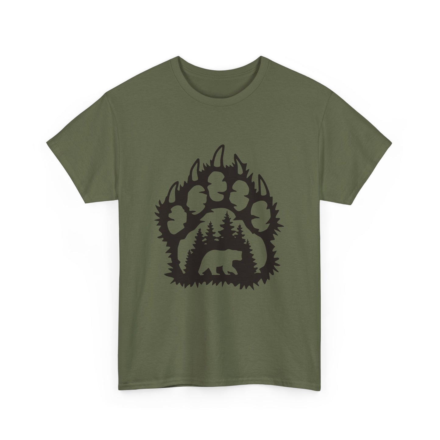 Bear Paw. Heavy Cotton T-Shirt