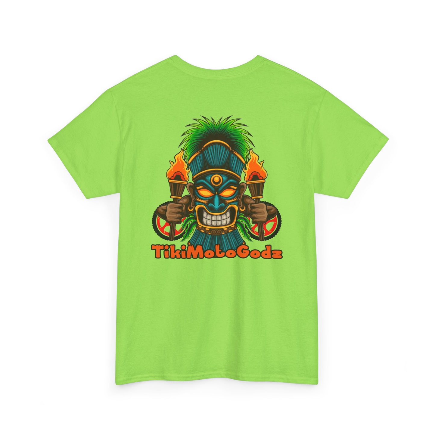 Tiki Moto Godz. Heavy Cotton T-Shirt