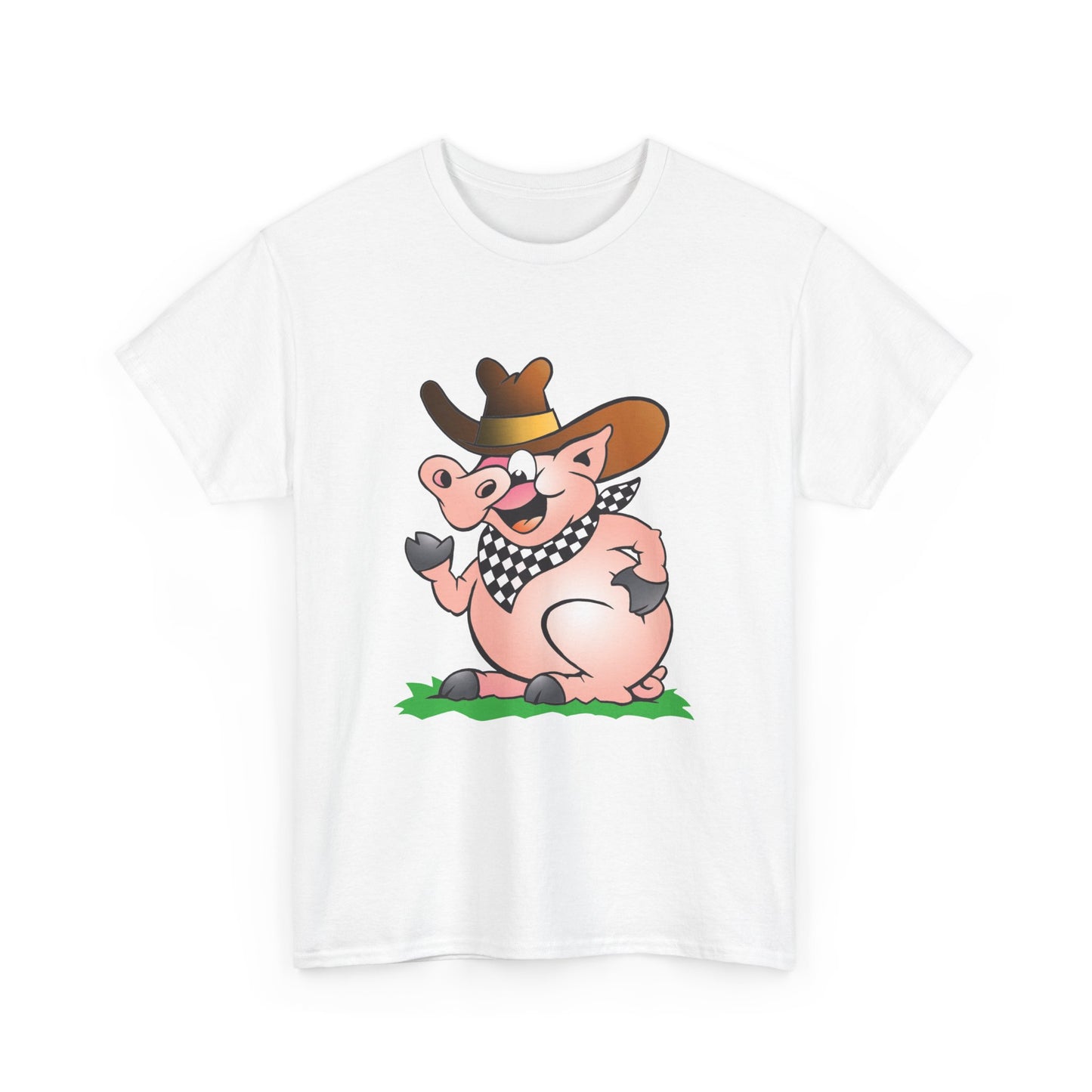 BBQ Pig. Heavy Cotton T-Shirt