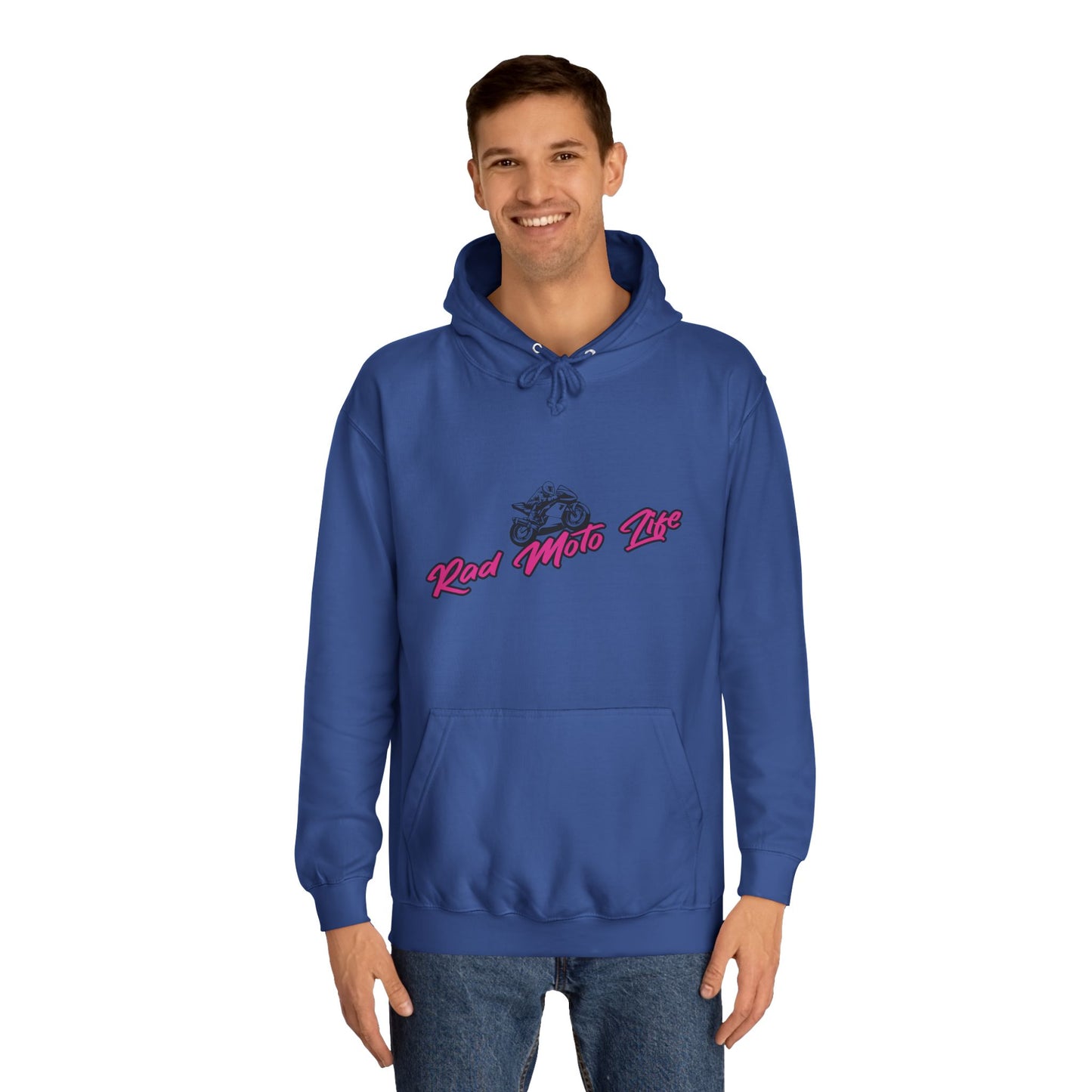 Life Behind Bars, Rad Moto Life Unisex Hoodie - Biker Style Sweatshirt for Motorcycle Enthusiasts