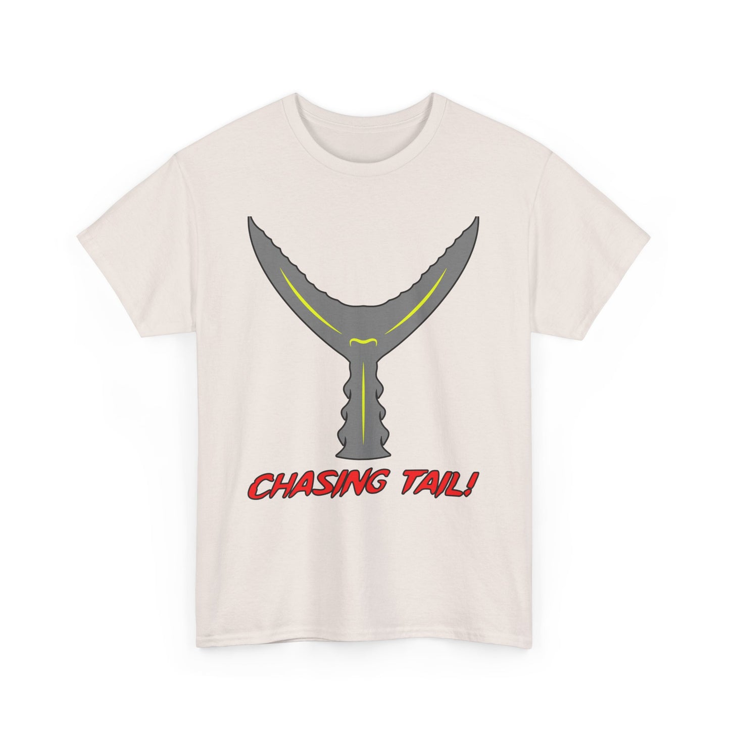 Chasing Tail. Heavy Cotton T-Shirt