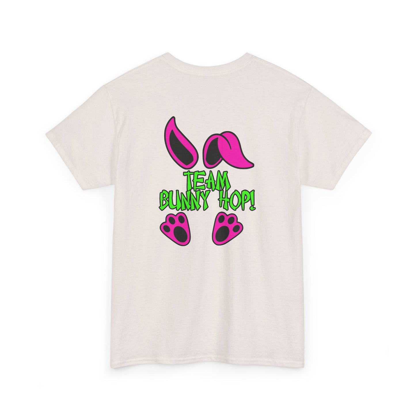 Team Bunny Hop, Rad Moto Bunny, Heavy Cotton T-Shirt