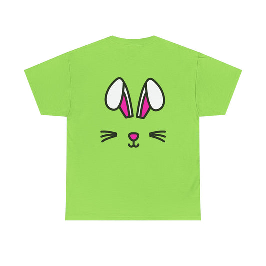 Bunny Face, Rad Moto Bunny, Heavy Cotton T-Shirt