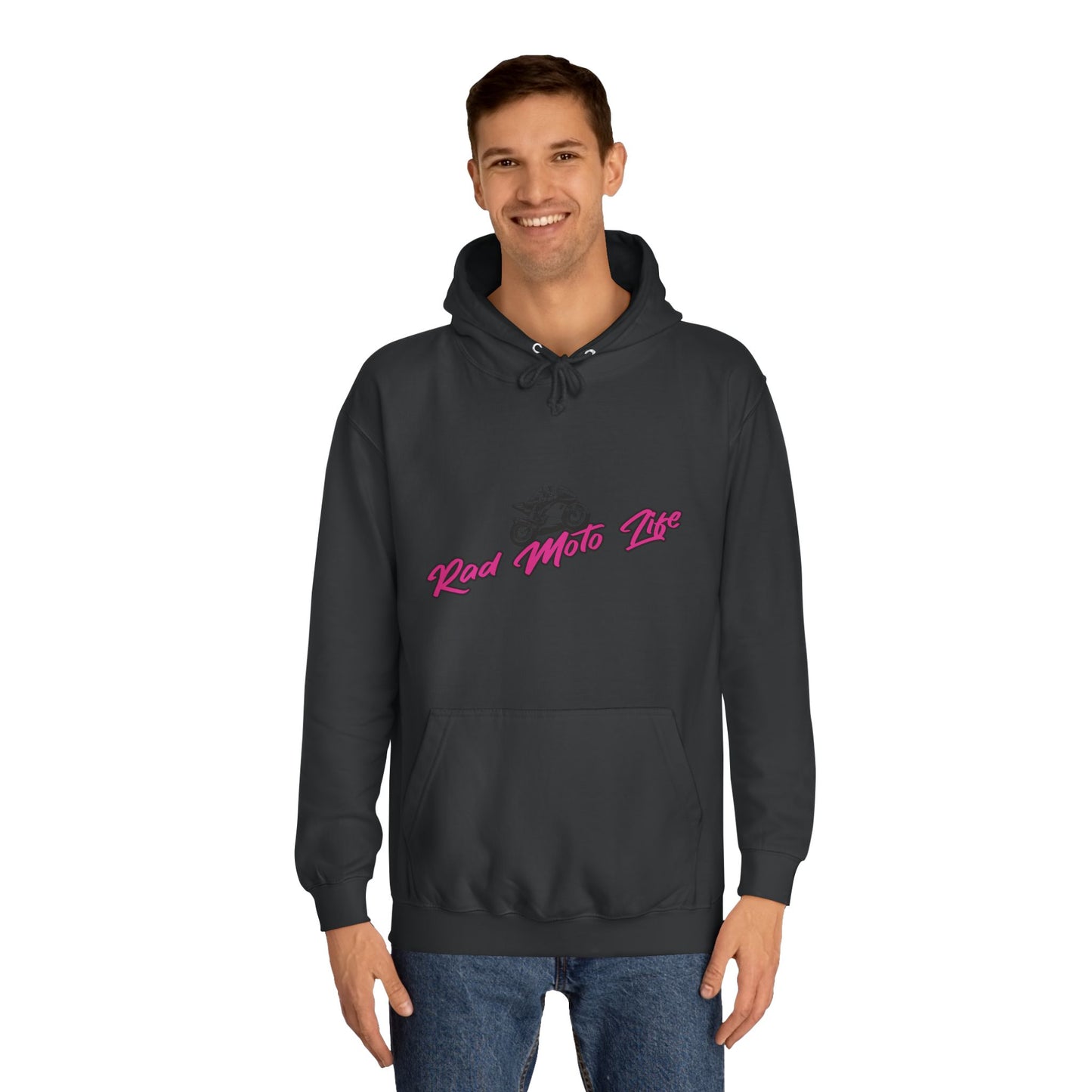 Life Behind Bars, Rad Moto Life Unisex Hoodie - Biker Style Sweatshirt for Motorcycle Enthusiasts