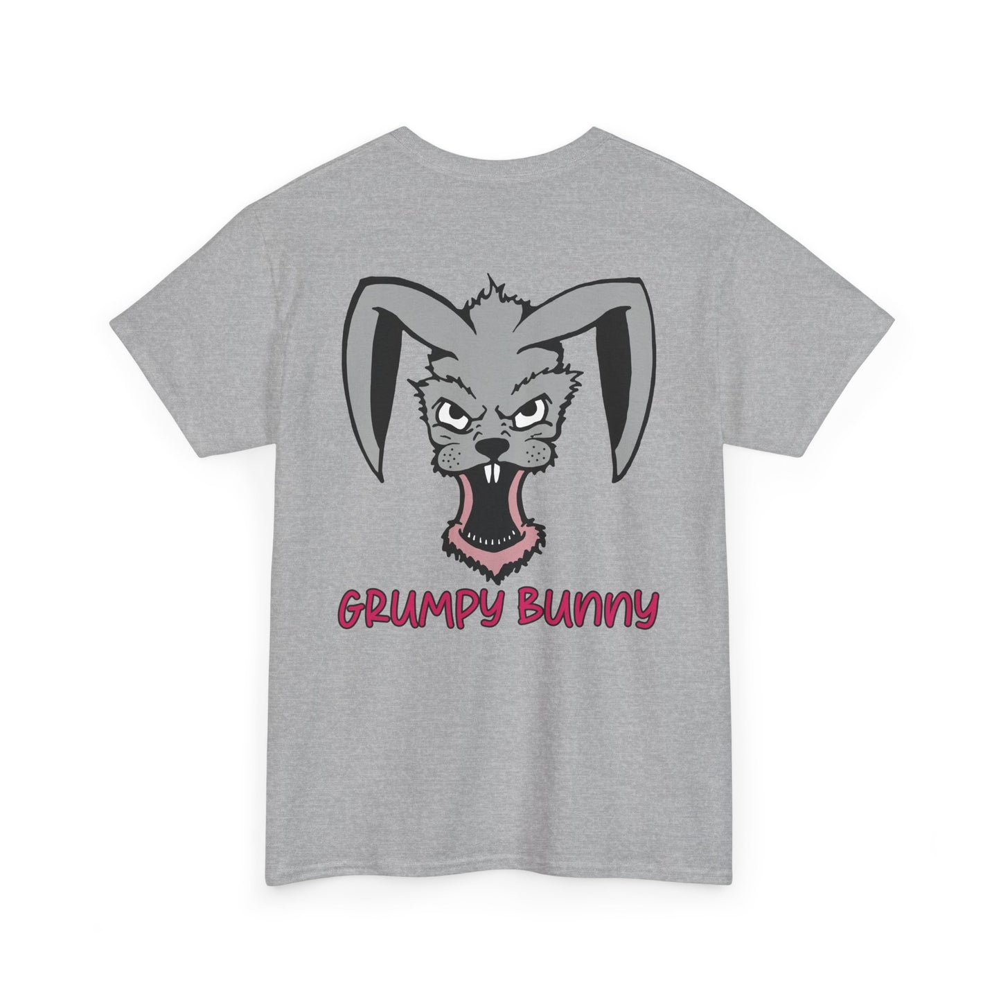 Grumpy Bunny, Rad Moto Bunny, Heavy Cotton T-Shirt