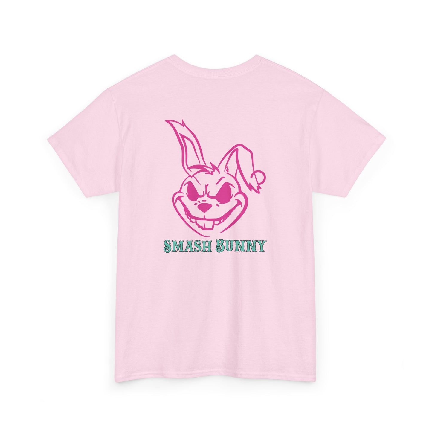 Smash Bunny, Rad Moto Bunny, Heavy Cotton T-Shirt