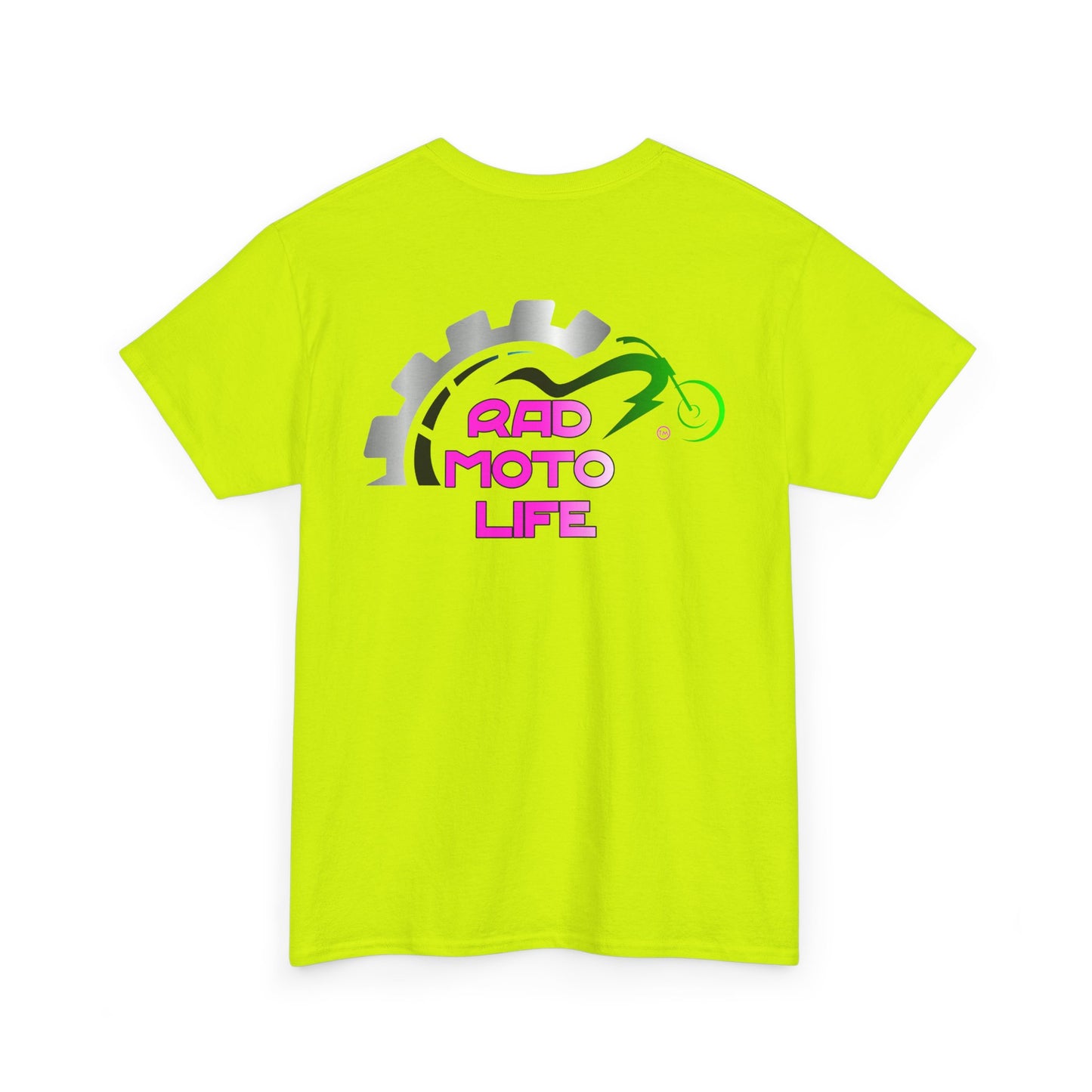 Geared, Rad Moto Life, Heavy Cotton T-Shirt