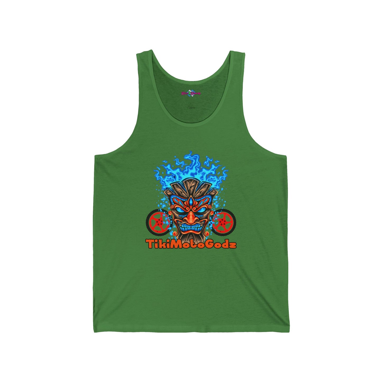 Tiki Moto Godz. Unisex Jersey Tank