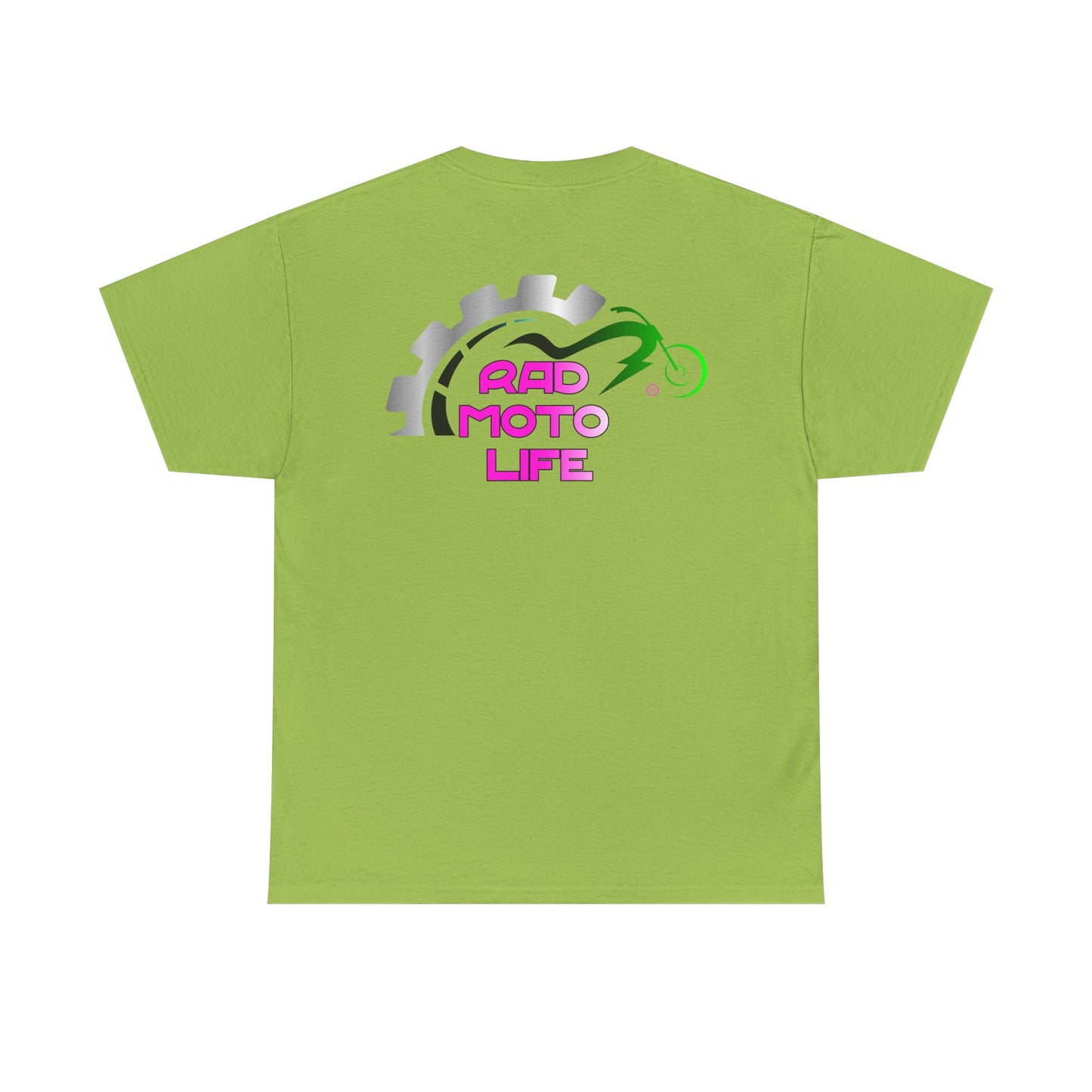 Geared, Rad Moto Life, Heavy Cotton T-Shirt