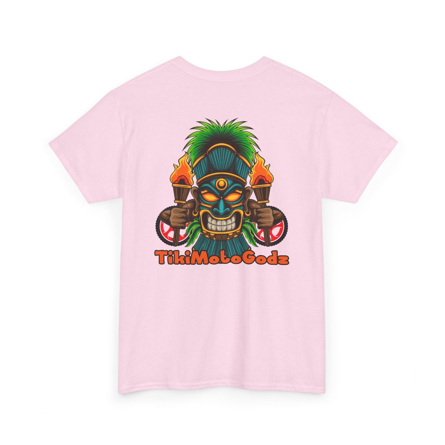 Tiki Moto Godz. Heavy Cotton T-Shirt