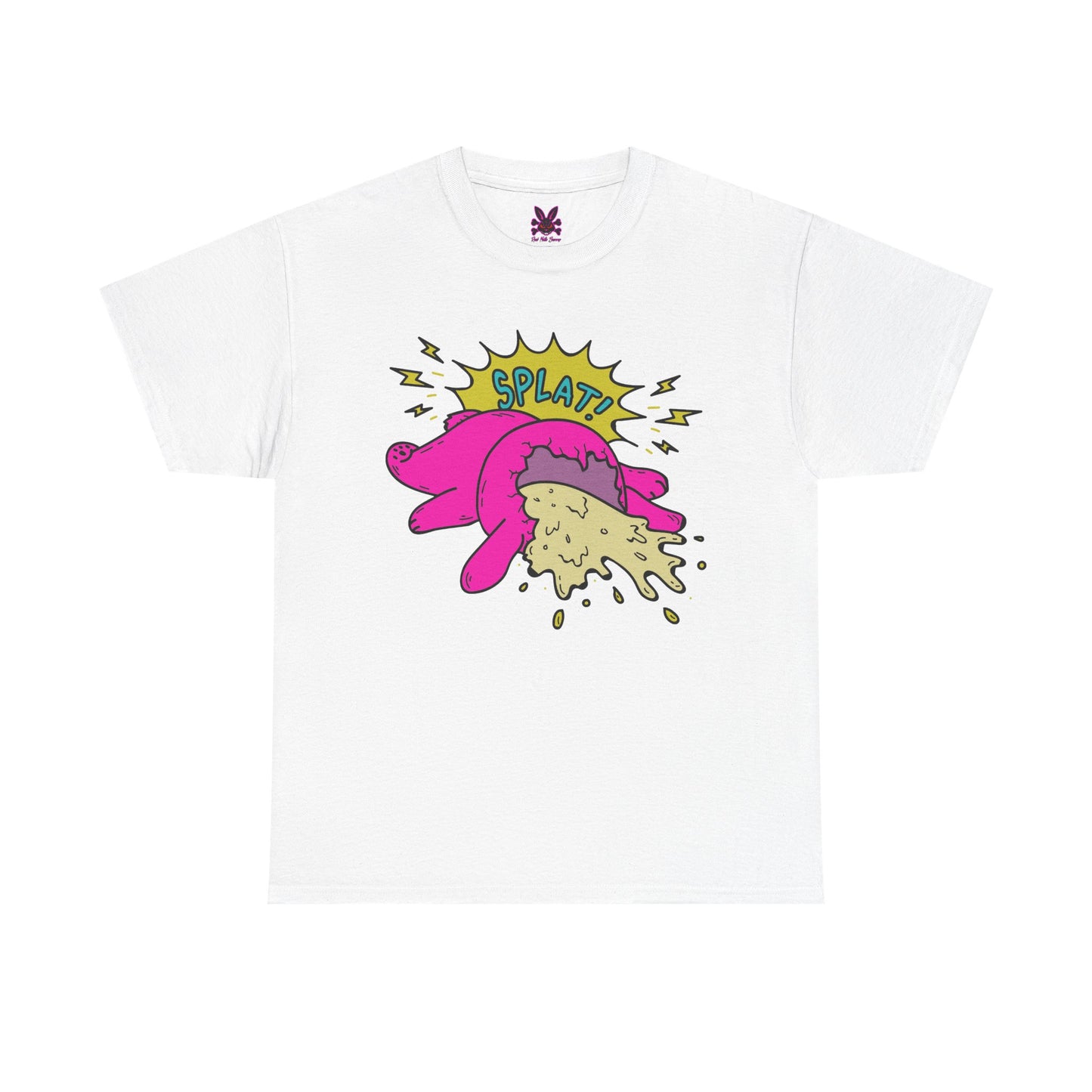 Splat Bunny, Rad Moto Bunny, Heavy Cotton T-Shirt