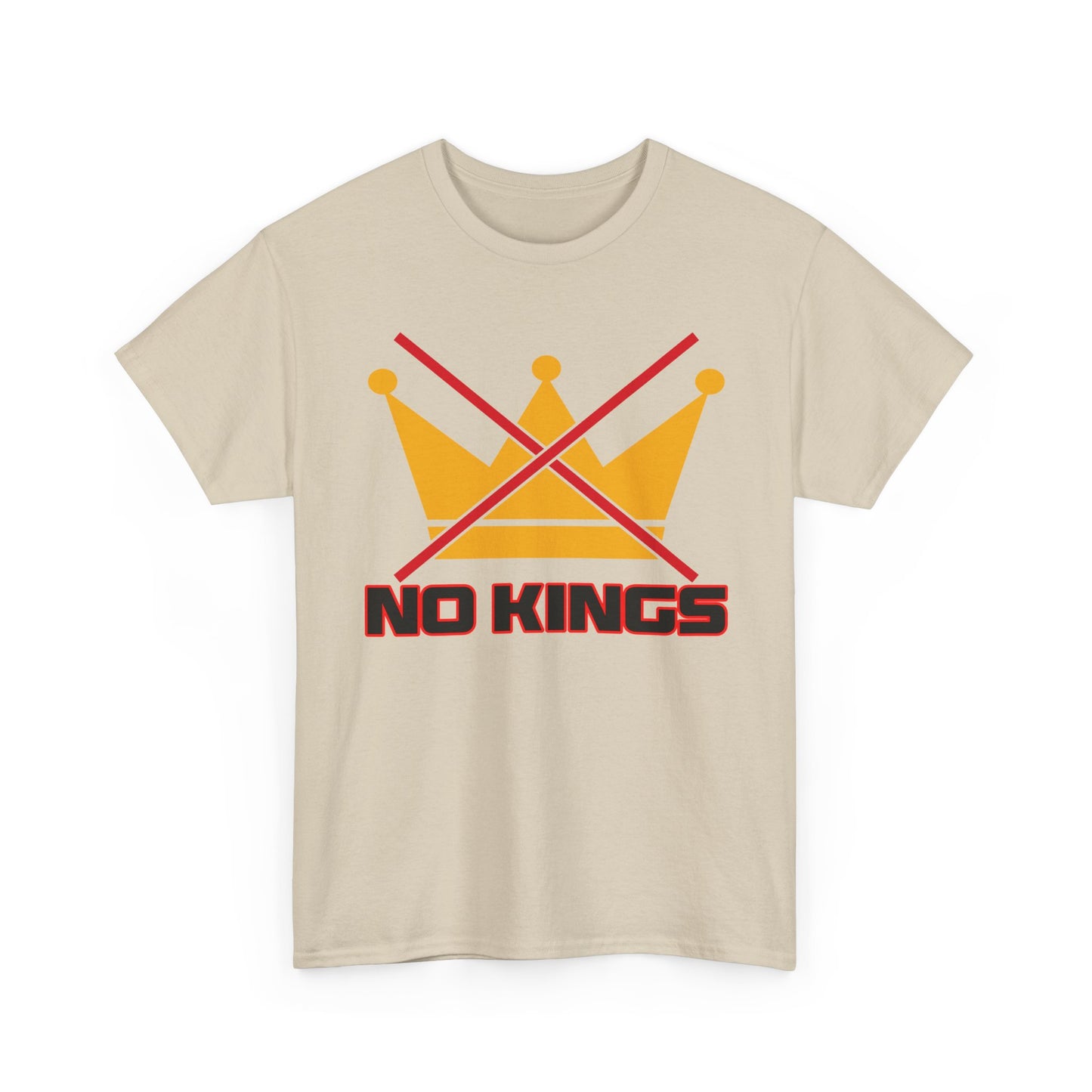 No Kings Unisex Tee - Graphic Printed T-Shirt