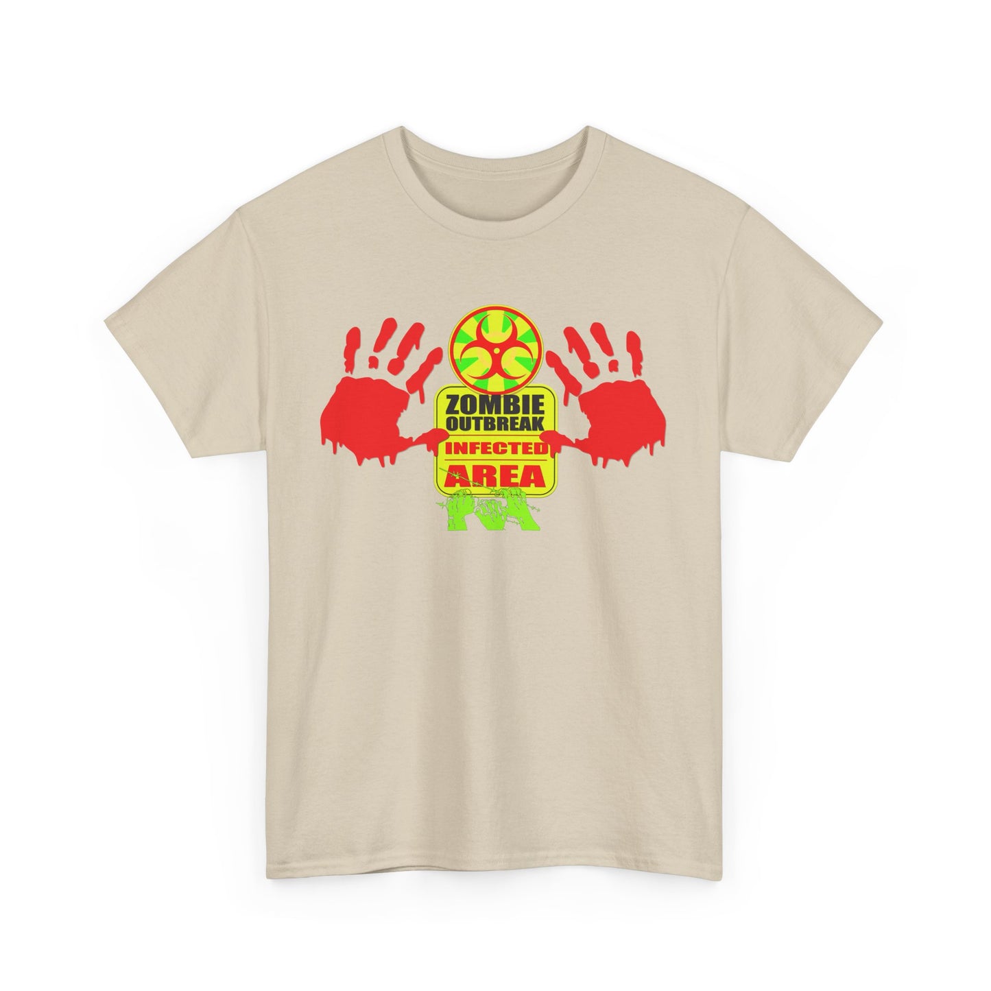 Zombie Outbreak. Heavy Cotton T-Shirt