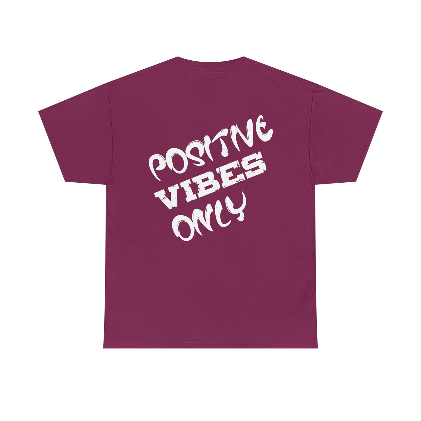 Positive Vibes Only, Rad Moto Life, Heavy Cotton T-Shirt
