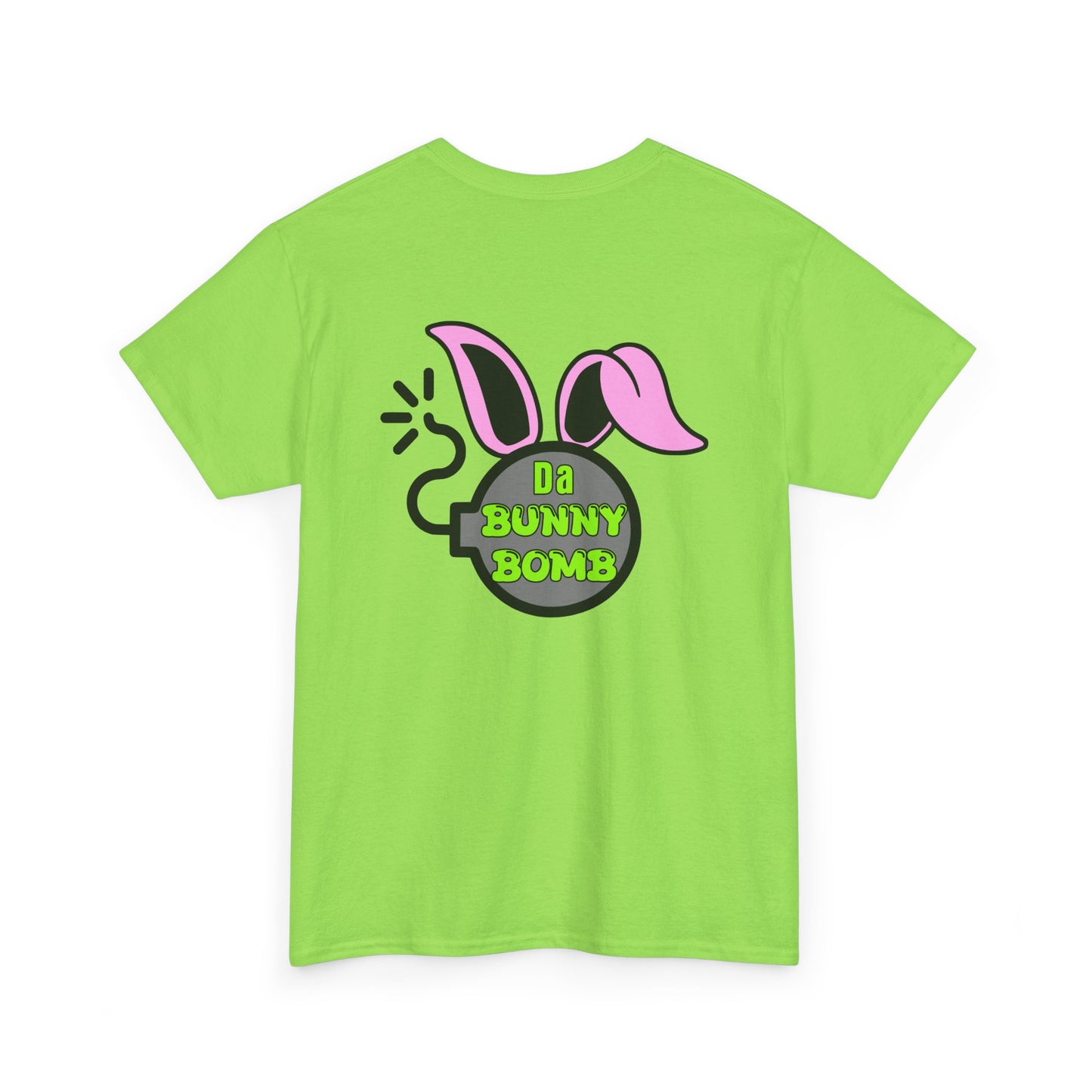 Da Bunny Bomb, Rad Moto Bunny, Heavy Cotton T-Shirt