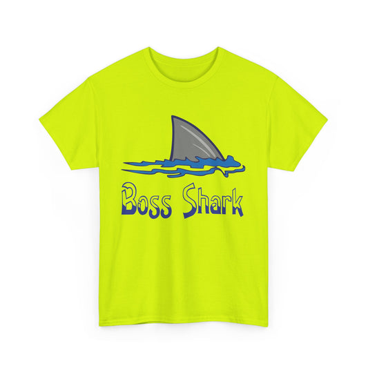 Boss Shark. Heavy Cotton T-Shirt
