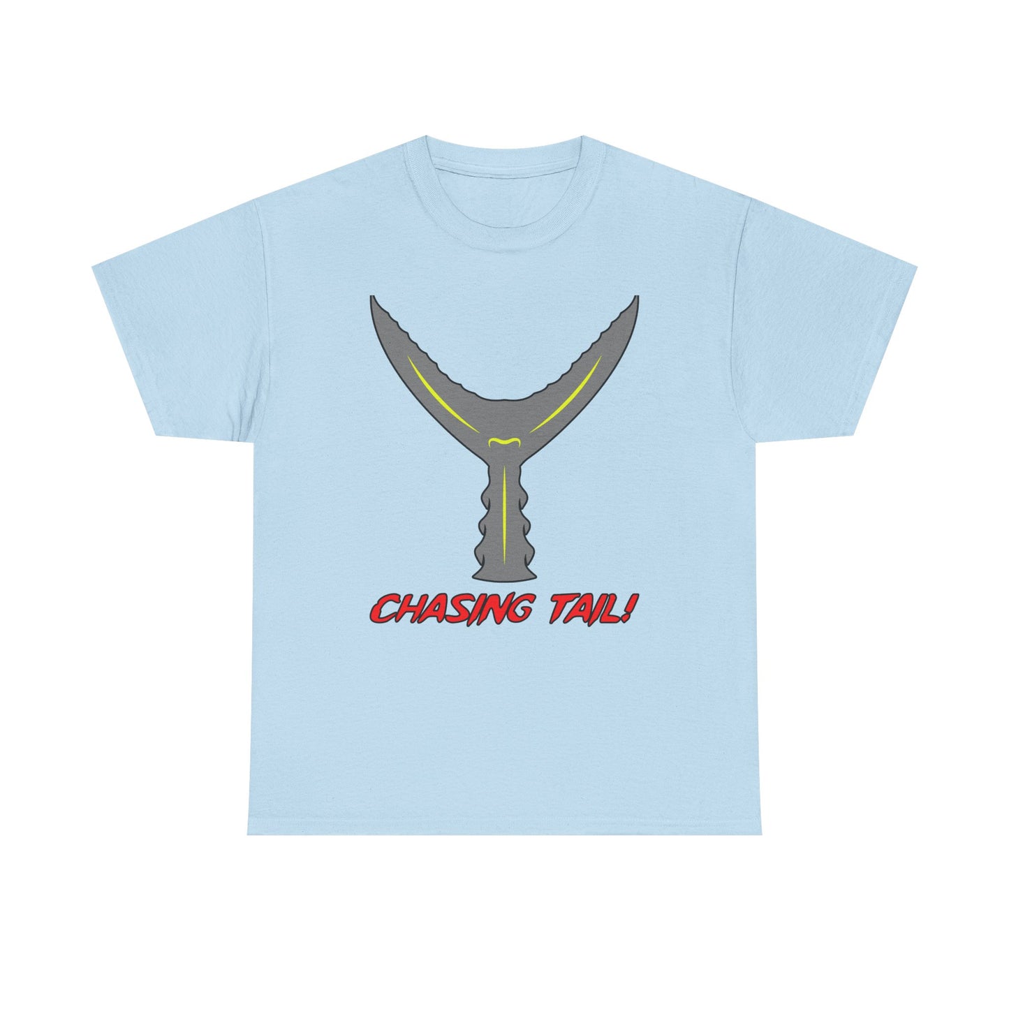 Chasing Tail. Heavy Cotton T-Shirt
