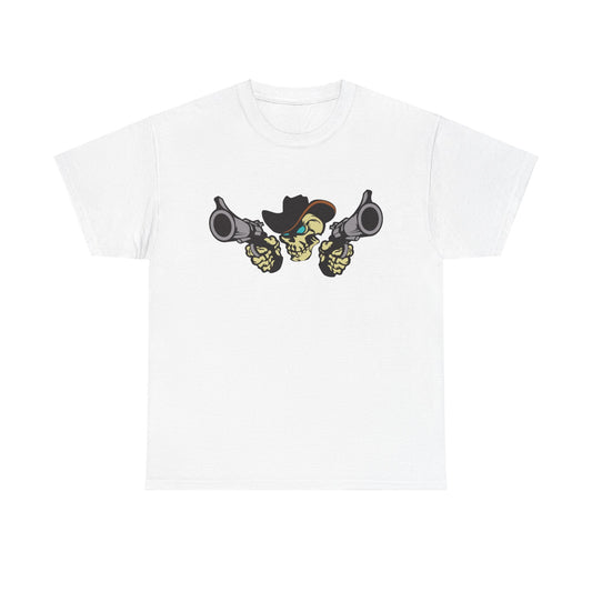 Cowboy Skull. Heavy Cotton T-Shirt