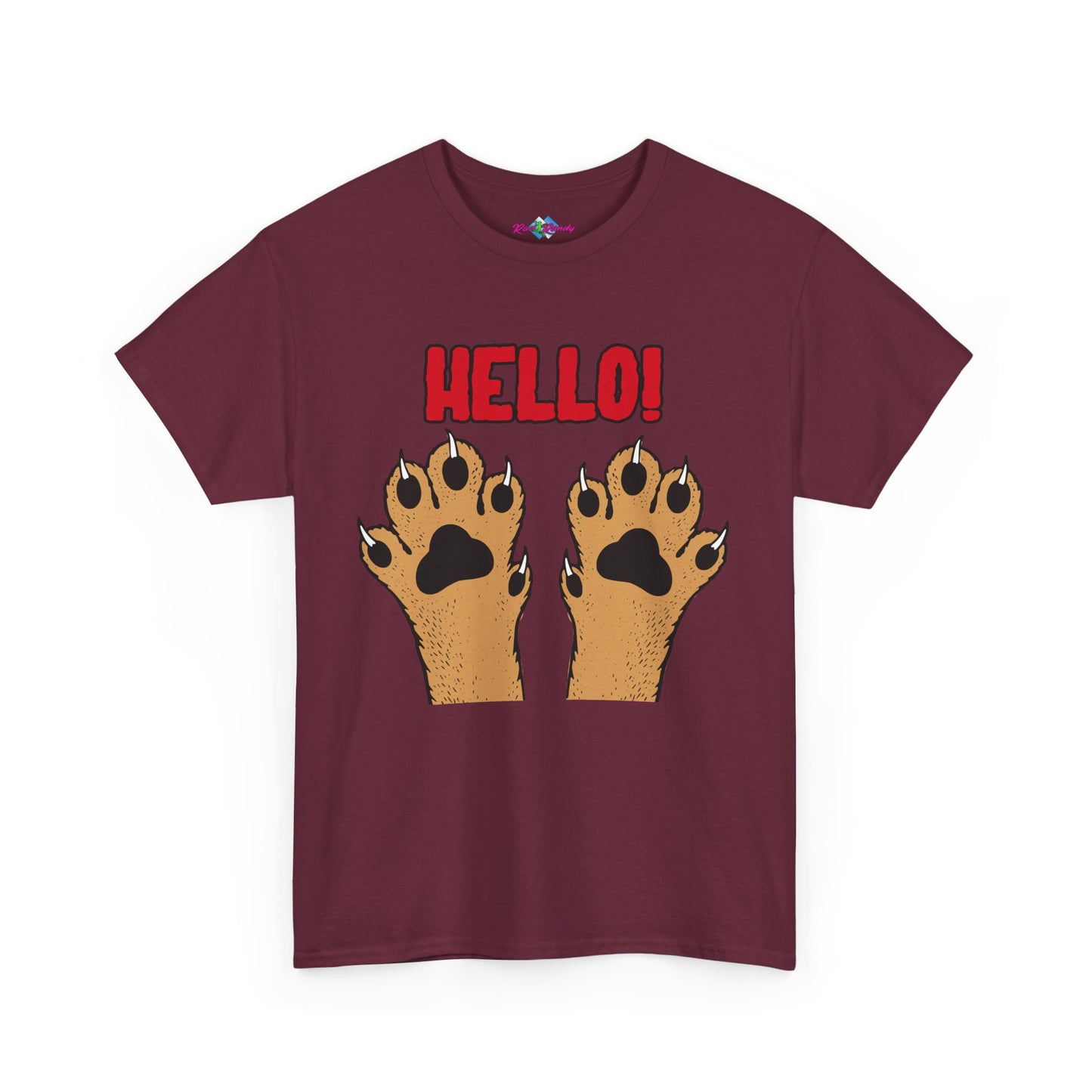Hello Paws. Heavy Cotton T-Shirt