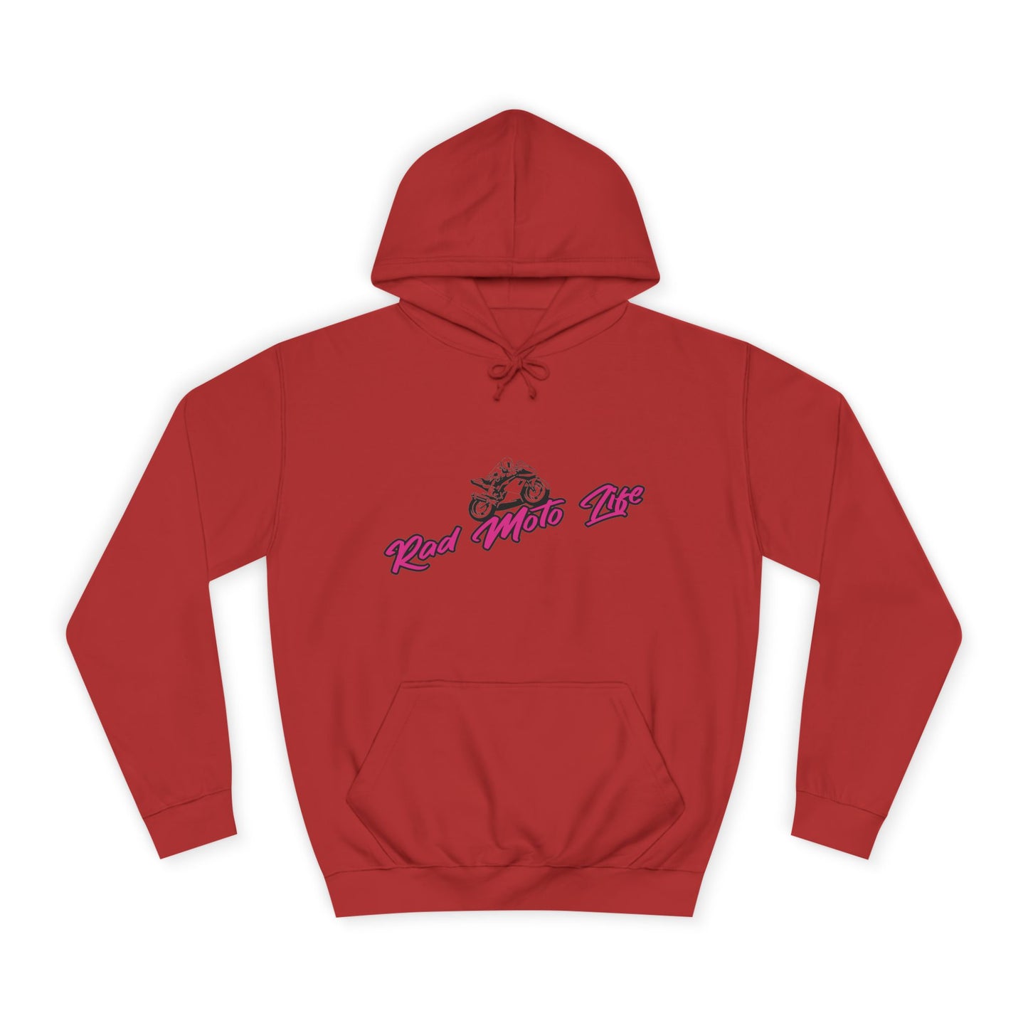 Life Behind Bars, Rad Moto Life Unisex Hoodie - Biker Style Sweatshirt for Motorcycle Enthusiasts