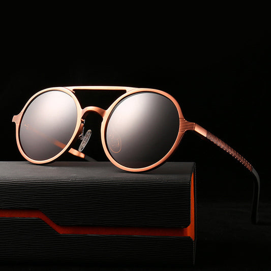 Round Metal Frame Sunglasses