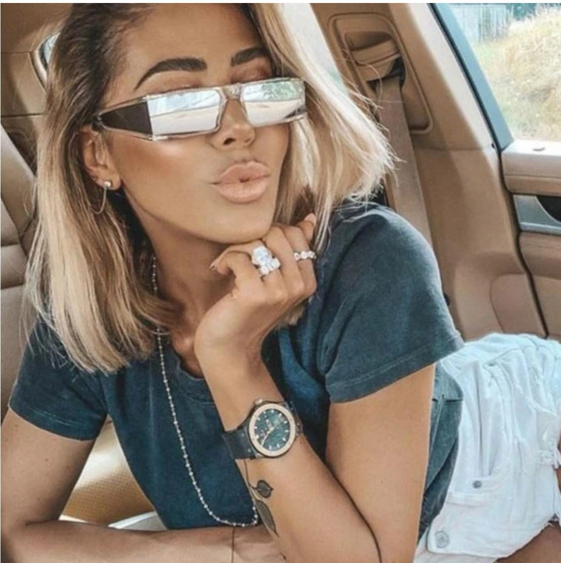 Net Red European Sunglasses