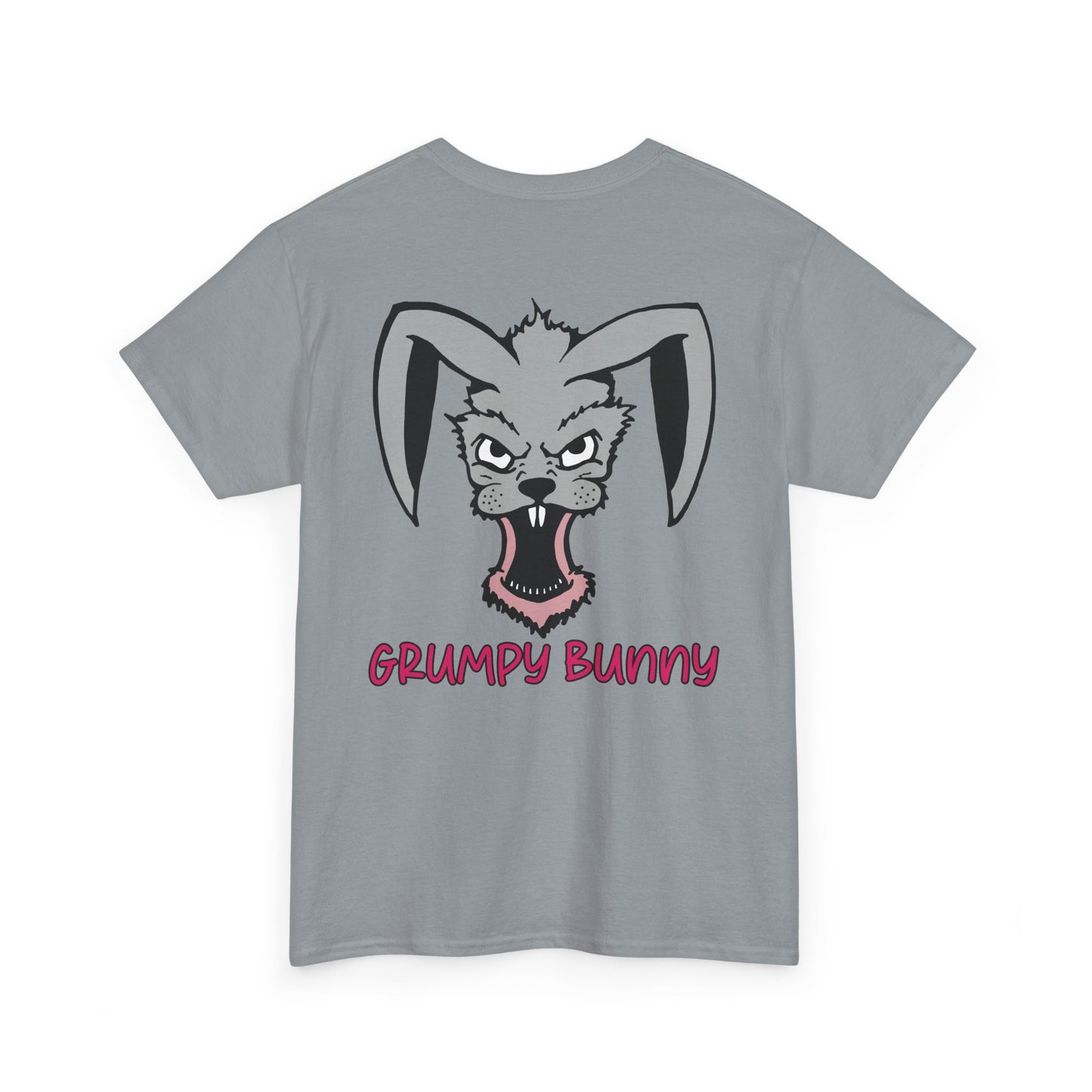 Grumpy Bunny, Rad Moto Bunny, Heavy Cotton T-Shirt
