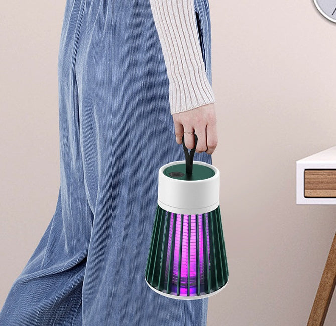 Portable Electric-Shock Mosquito Zapper USB Rechargeable