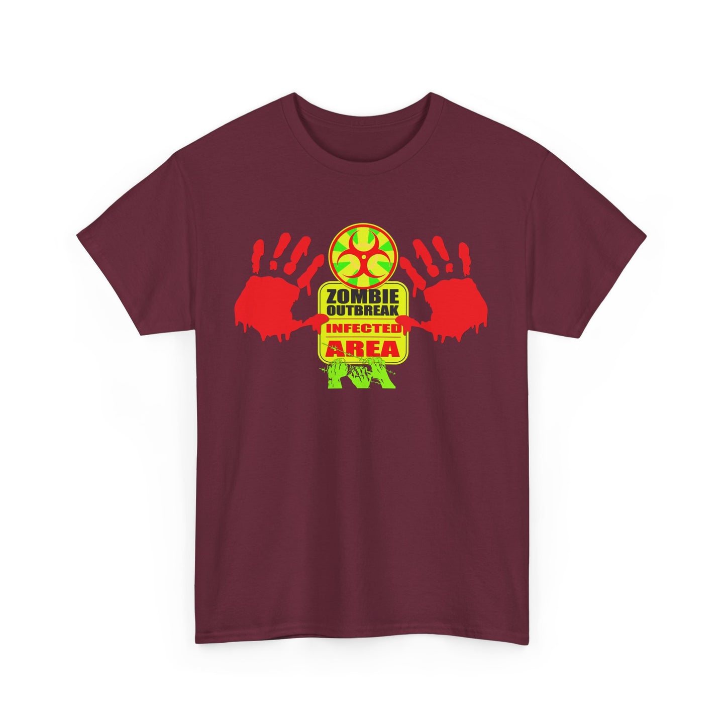 Zombie Outbreak. Heavy Cotton T-Shirt