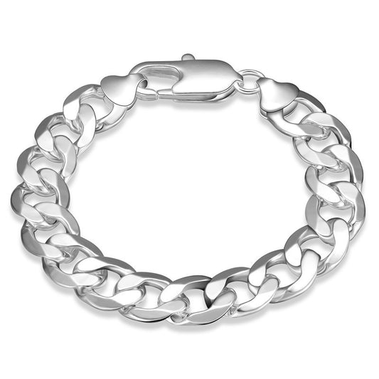 Men's Silver Chain Bracelet