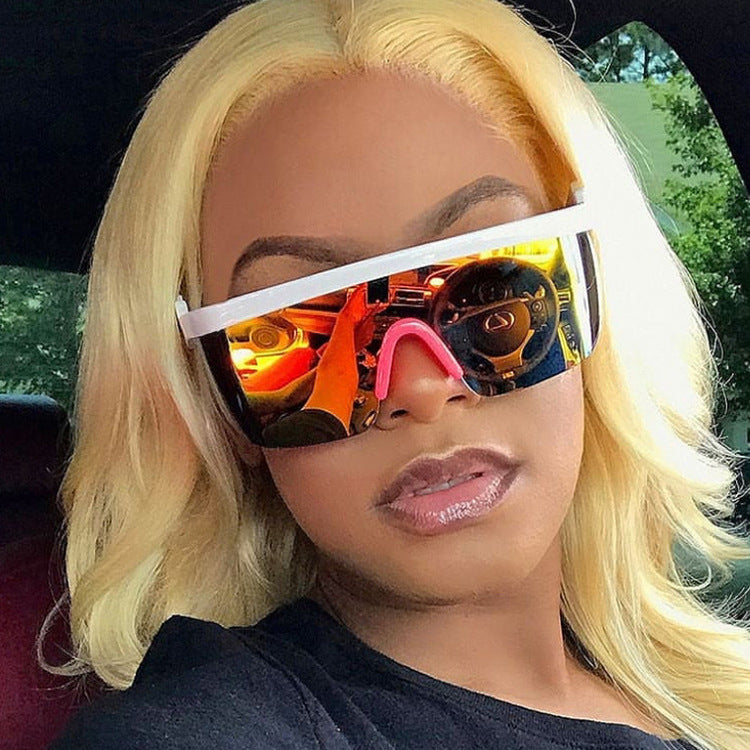 Oversized One Piece Sunglasses