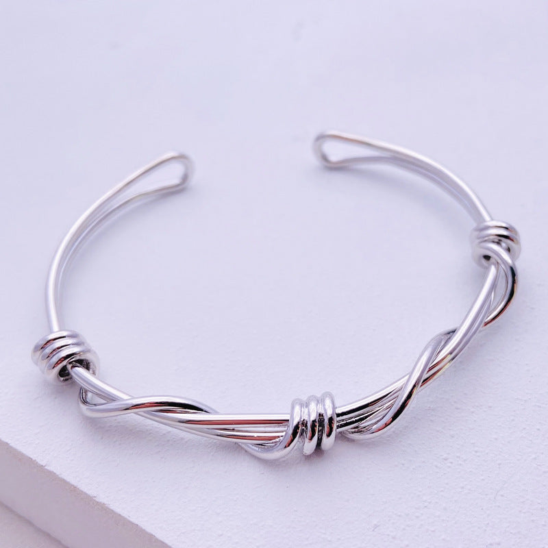 Entwined Knotted Bracelet