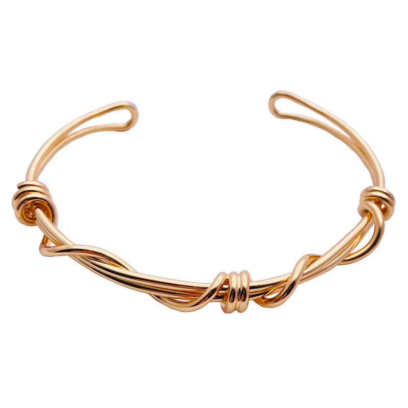 Entwined Knotted Bracelet