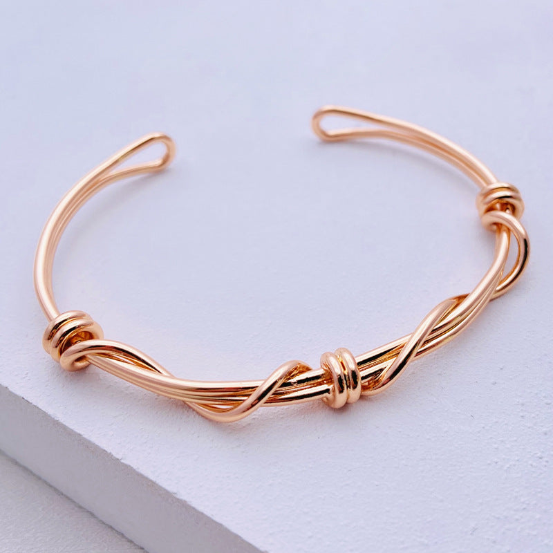 Entwined Knotted Bracelet