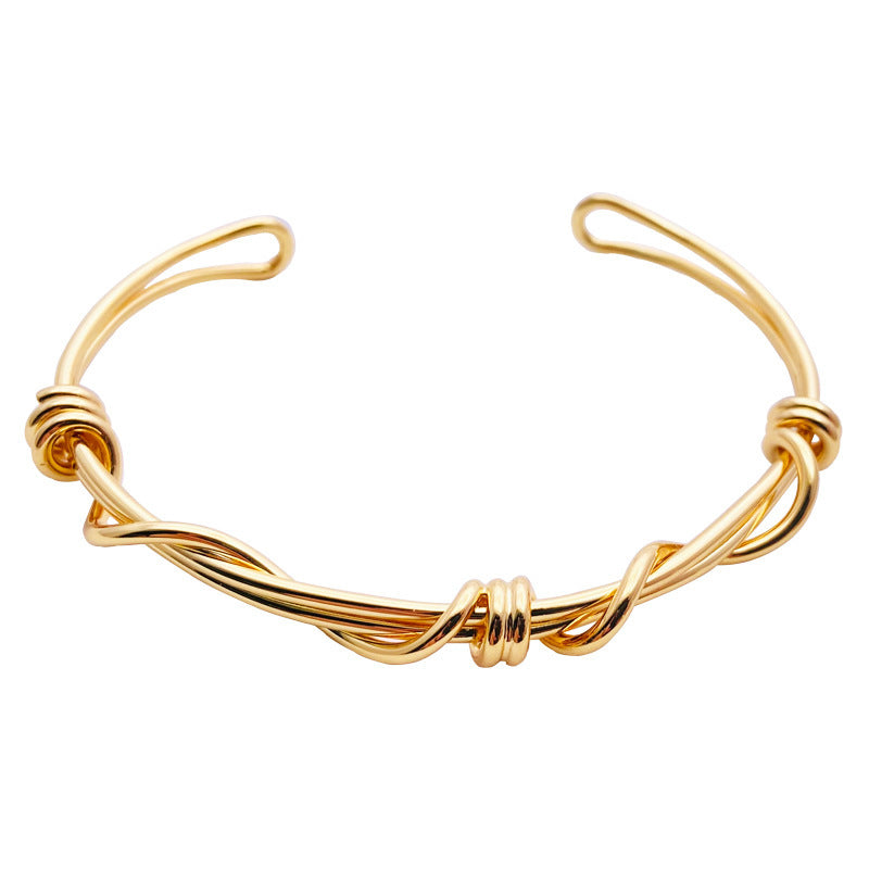 Entwined Knotted Bracelet