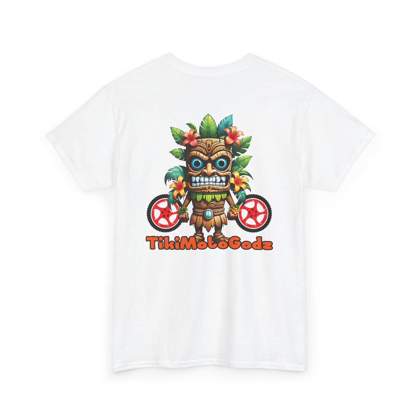 Tiki Moto Godz. Heavy Cotton T-Shirt