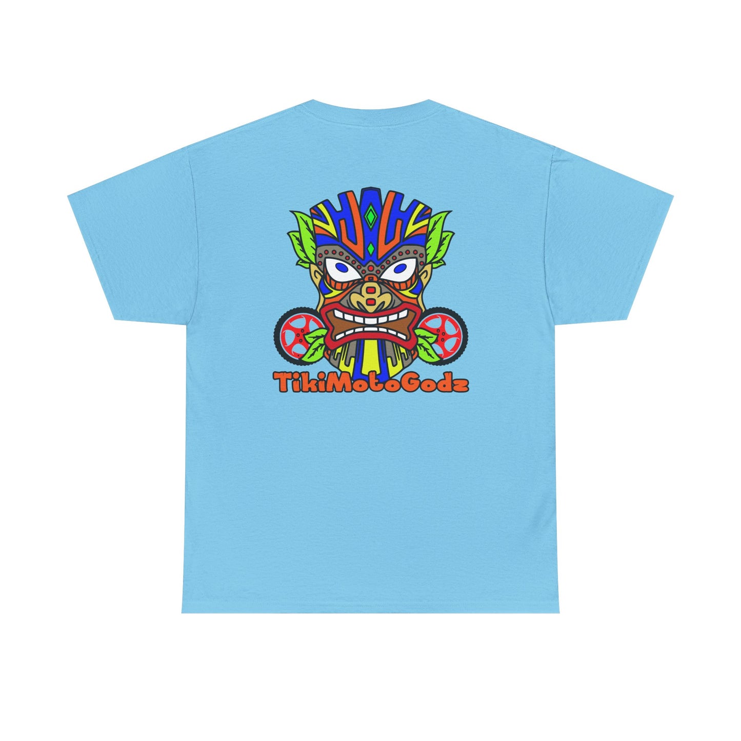 Tiki Moto Godz. Heavy Cotton T-Shirt