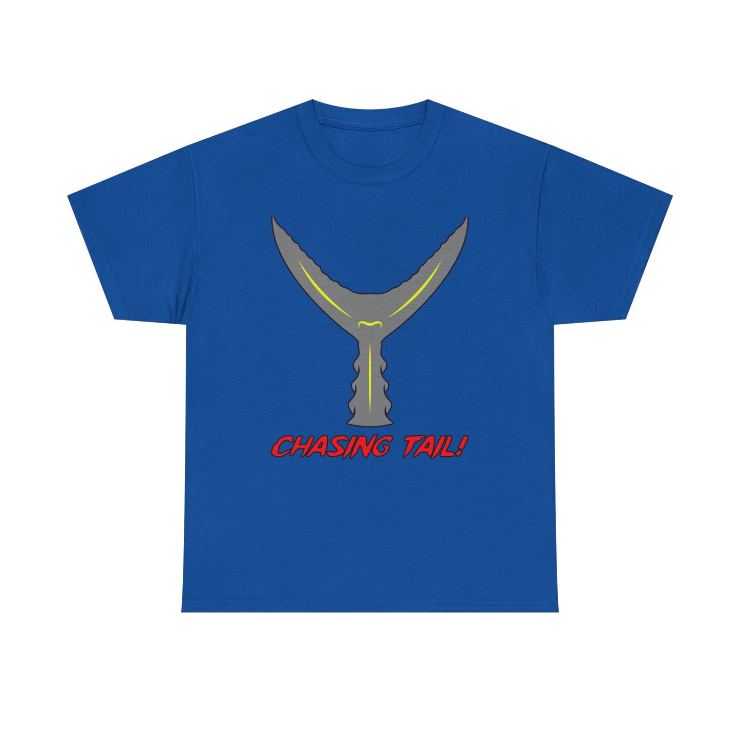 Chasing Tail. Heavy Cotton T-Shirt
