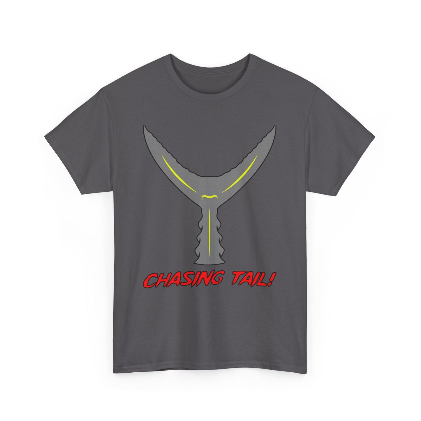 Chasing Tail. Heavy Cotton T-Shirt