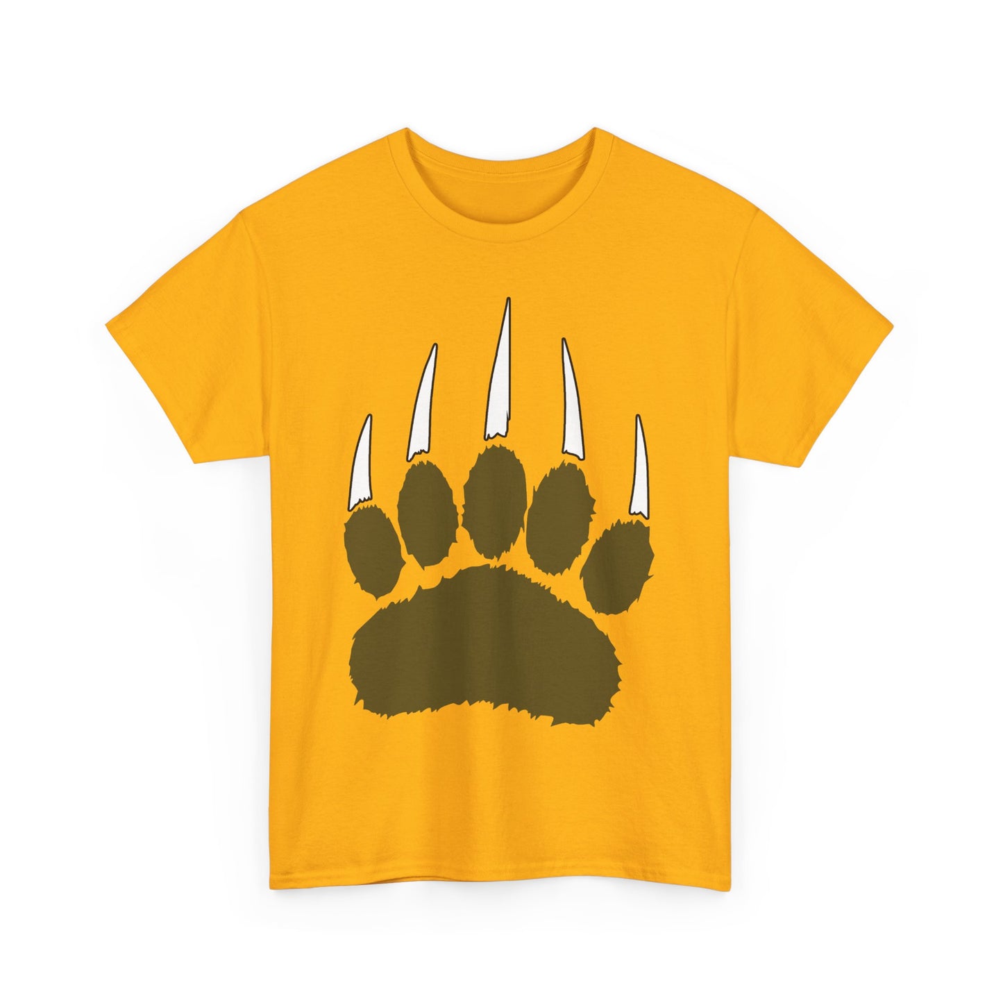 Bear Paw. Heavy Cotton T-Shirt
