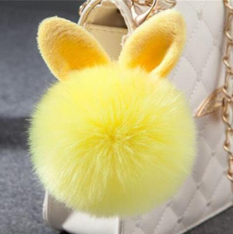Fur Bunny Keychain